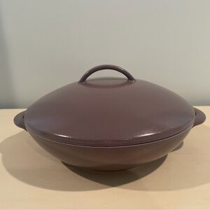 Calvin Klein Khaki Collection Cargo Plum 10.5" Covered Casserole NEW